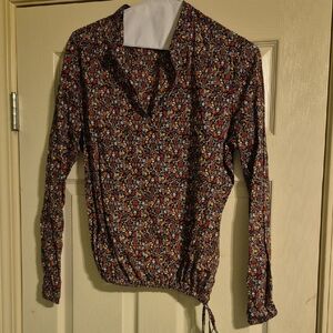Lucky Brand Multicolor Floral Blouse